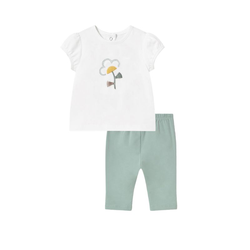 Mayoral 1854 2pc Shirt/Leggings Set Jade