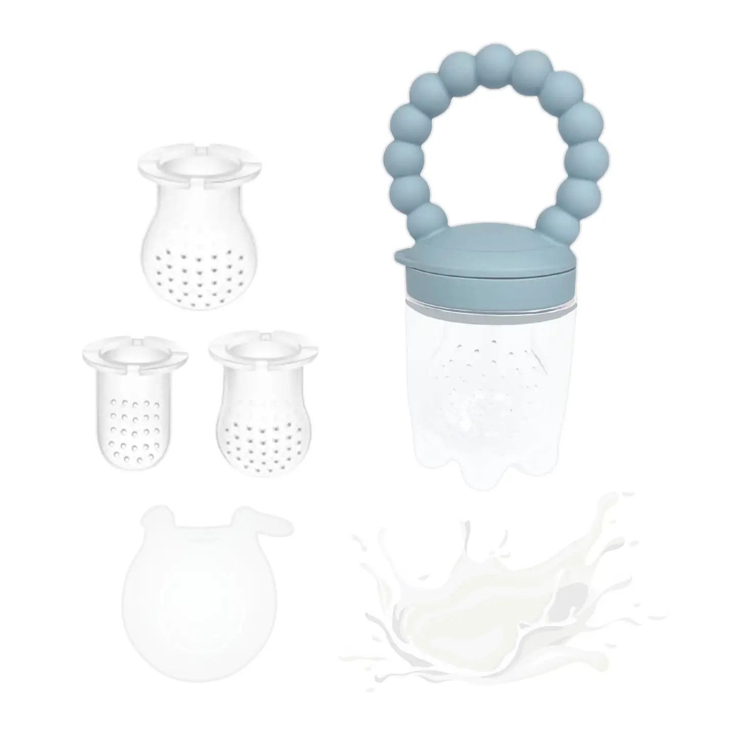 Baby Bliss Fruit Feeder, Color: Dusty Teal
