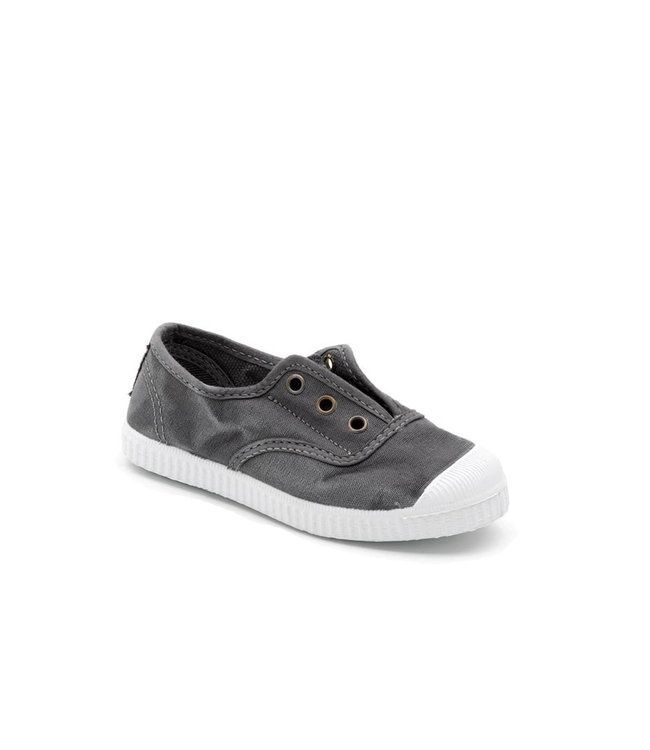 Cienta Canvas Slip on Black