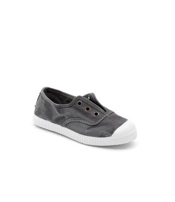 Cienta Canvas Slip on Black
