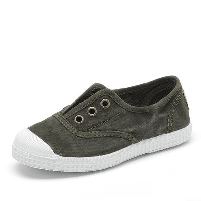 Cienta Canvas Slip on Black