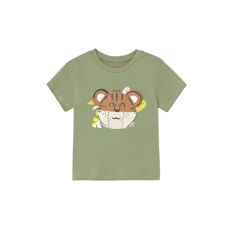Mayoral 1055 S/S T-Shirt Tiger Sage