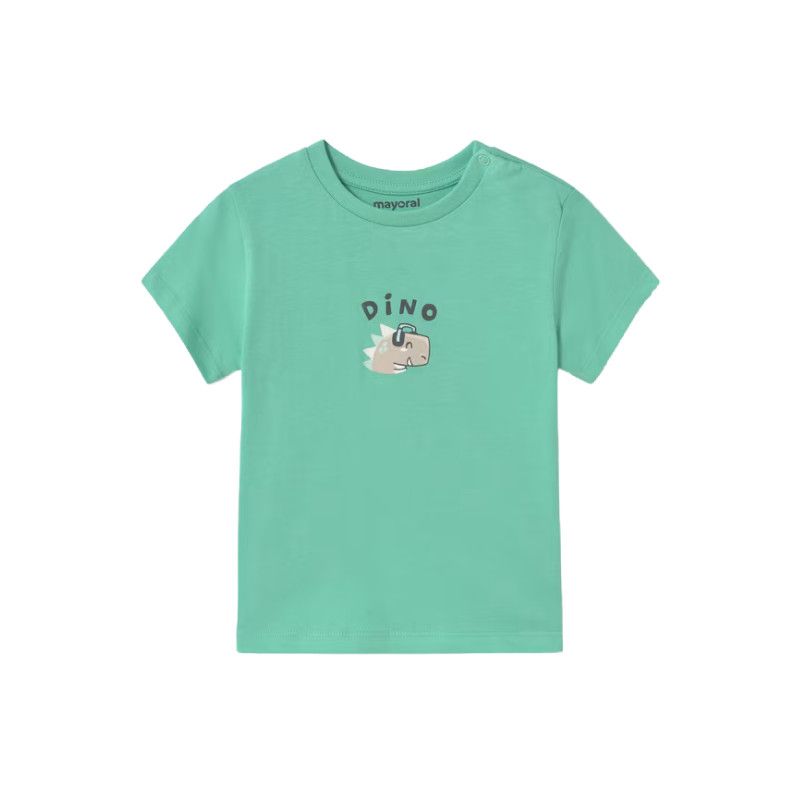 Mayoral 1062 S/S T-Shirt, Color: Dinos Lake, Size: 12M