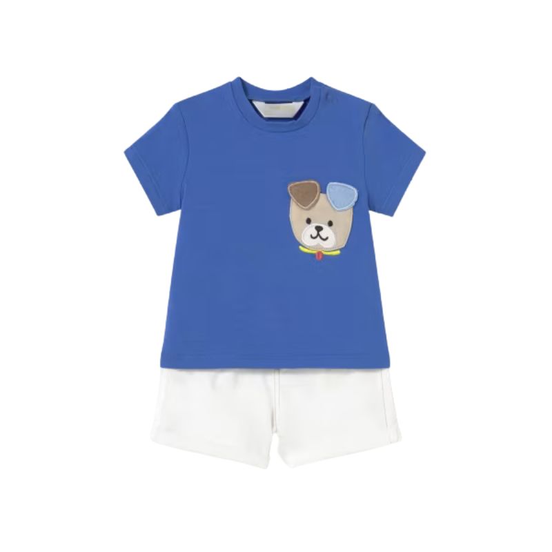 Mayoral 1216 Shorts Set Klein Blue