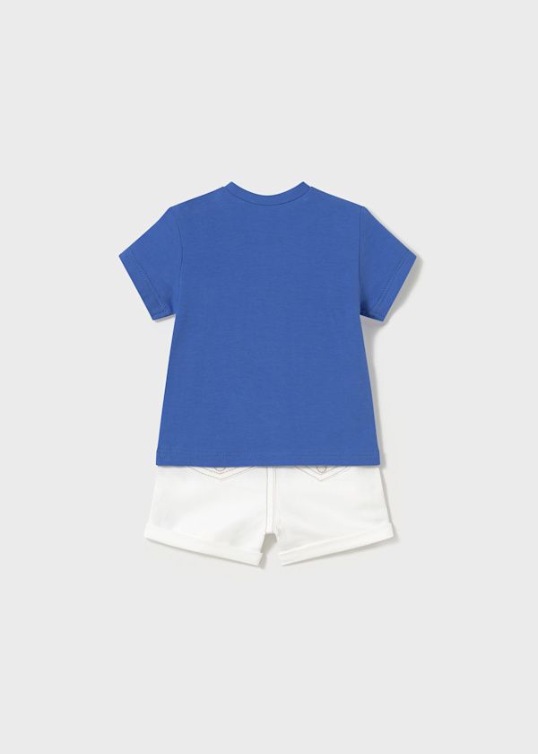 Mayoral 1216 Shorts Set Klein Blue