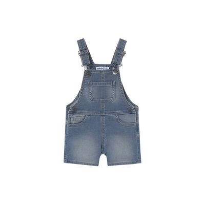 Mayoral 1645 Soft Denim Short Overall Medium
