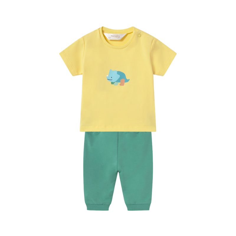 Mayoral 1802 2Pc Tracksuit Dino Loro Blue