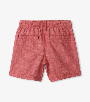 Hatley Nautical Chambray Woven Short Chrysanthemum