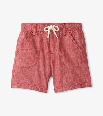 Hatley Nautical Chambray Woven Short Chrysanthemum