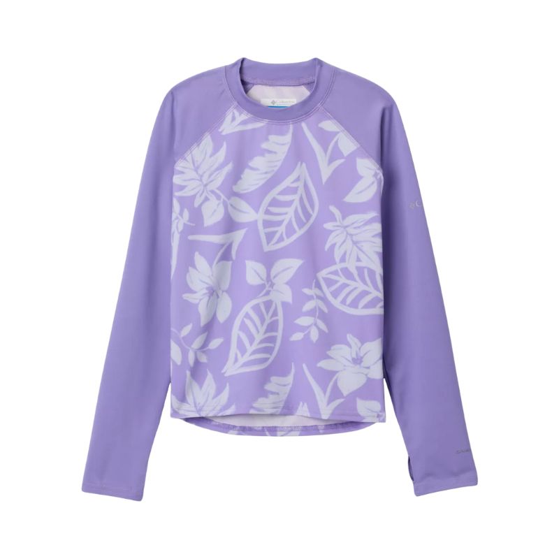 Columbia Sandy Shores Printed L/S Sunguard Paisley Purple Pasteled Tonal