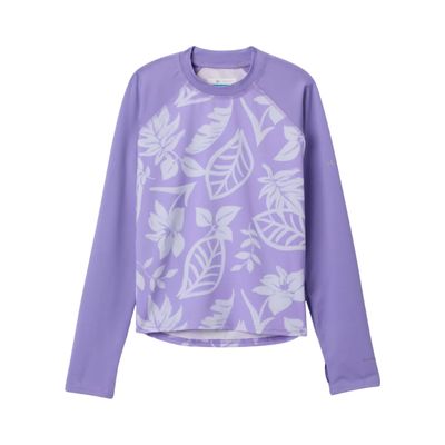Columbia Sandy Shores Printed L/S Sunguard Paisley Purple Pasteled Tonal