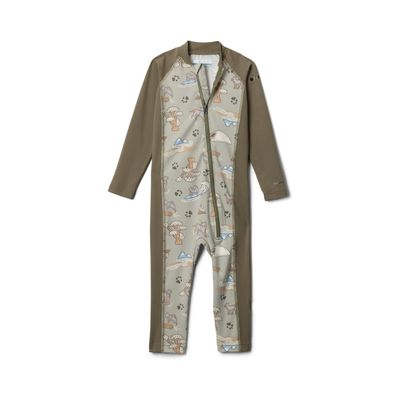 Columbia Sandy Shores II Sunsuit Safari Trail Tails, Stone Green