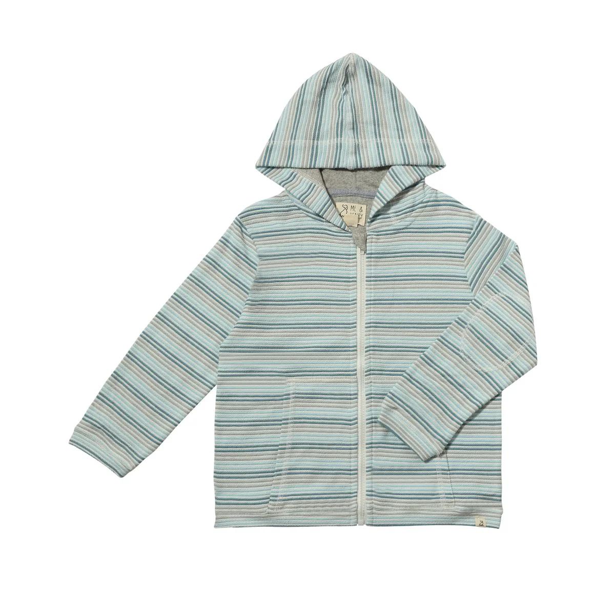 Me &amp; Henry Cornwall Terry Zip up Blue Ombre Terry