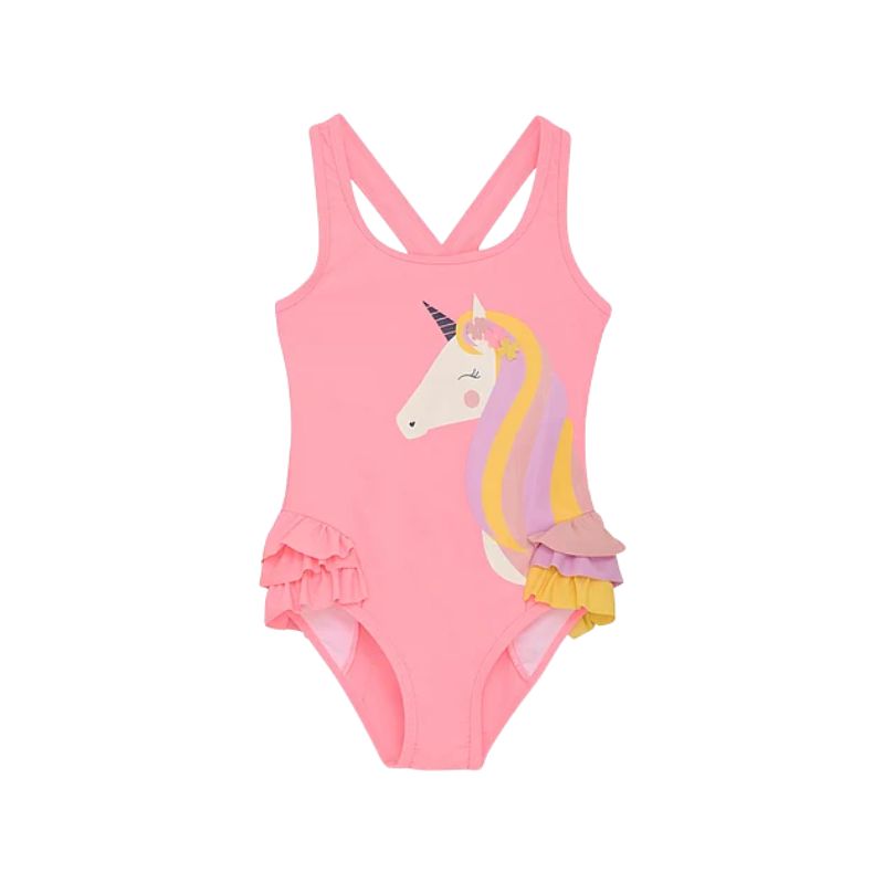 Color Kids Swimsuit Unicorn Plumeria