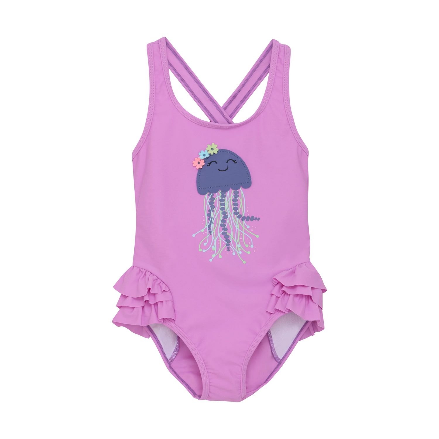 Color Kids Swimsuit Jellyfish Iris Orchid
