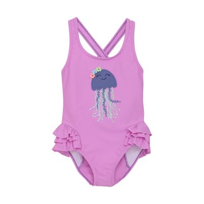 Color Kids Swimsuit Jellyfish Iris Orchid