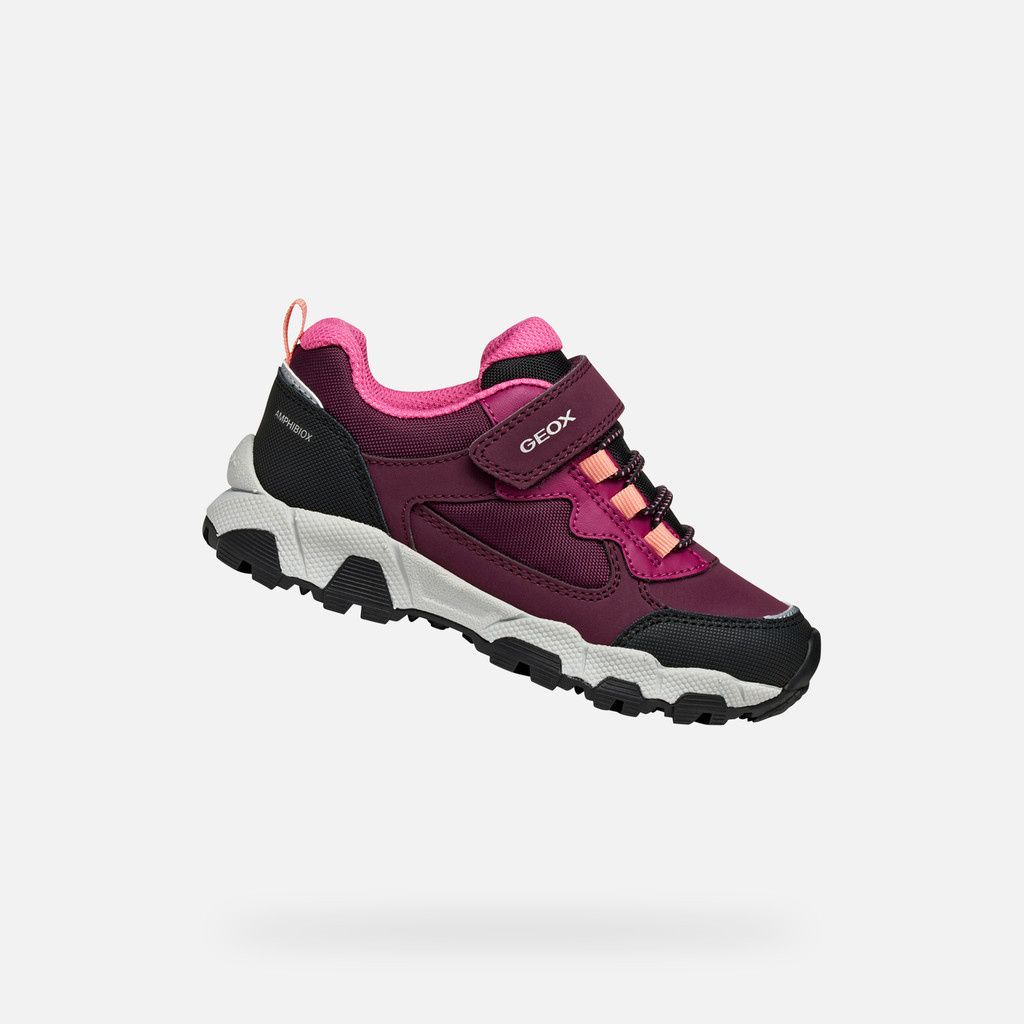 Geox Jr Magnetar Runner Bordeaux