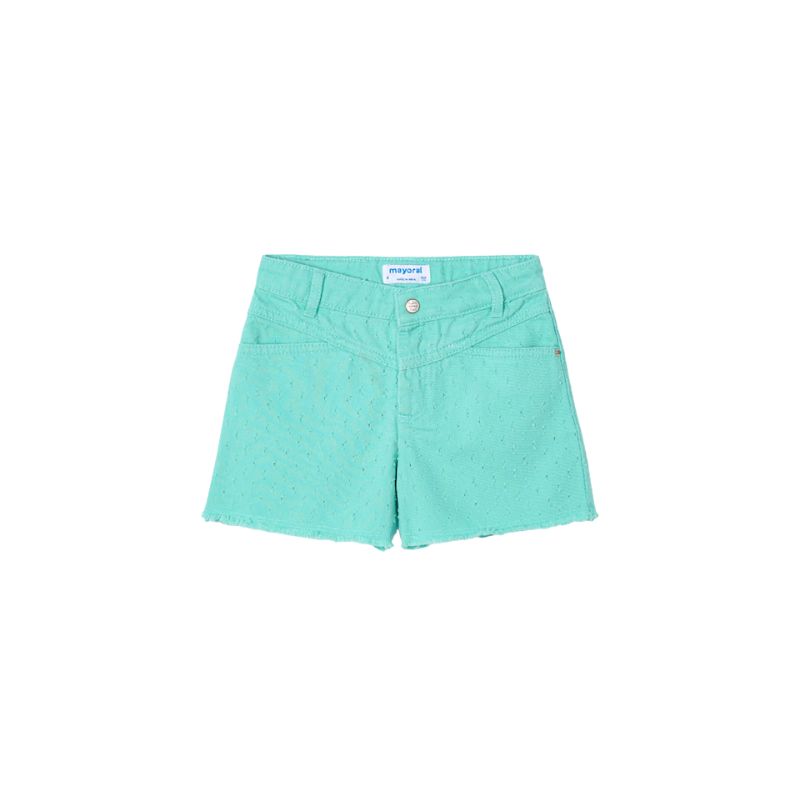 Mayoral 3205 Twill Shorts Aqua