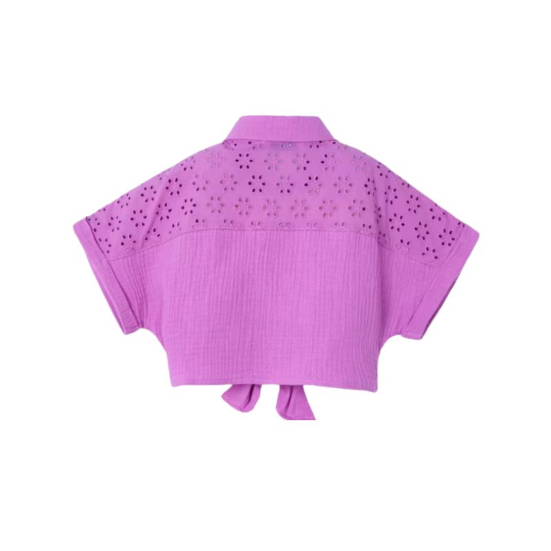 Mayoral 3210 Collared Blouse Orchid
