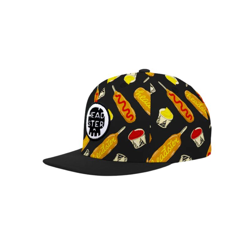 Headster Snapback Cap Pogo Black