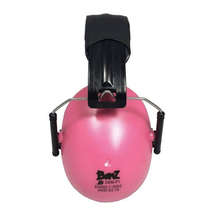 Baby Banz Kids Hearing Protection Earmuffs, Color: Petal Pink