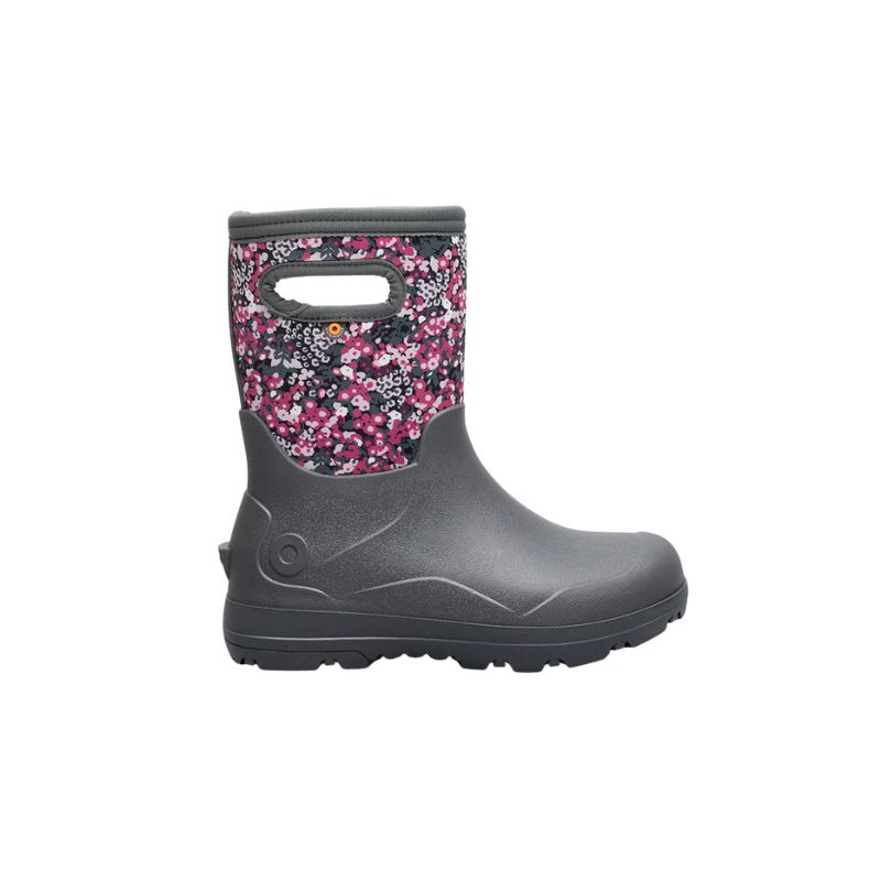 Bogs York Seamless Impressionist Floral Gray Multi