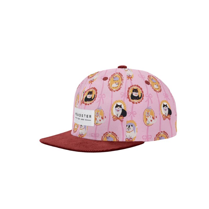 Headster Snapback Cap Kitty Charm Smart Pink