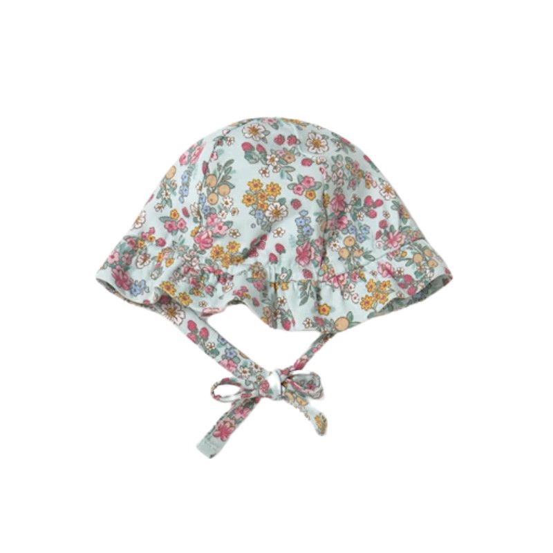 Mayoral 1667 Hat, Color: AOP Foral Jade, Size: 2-4M