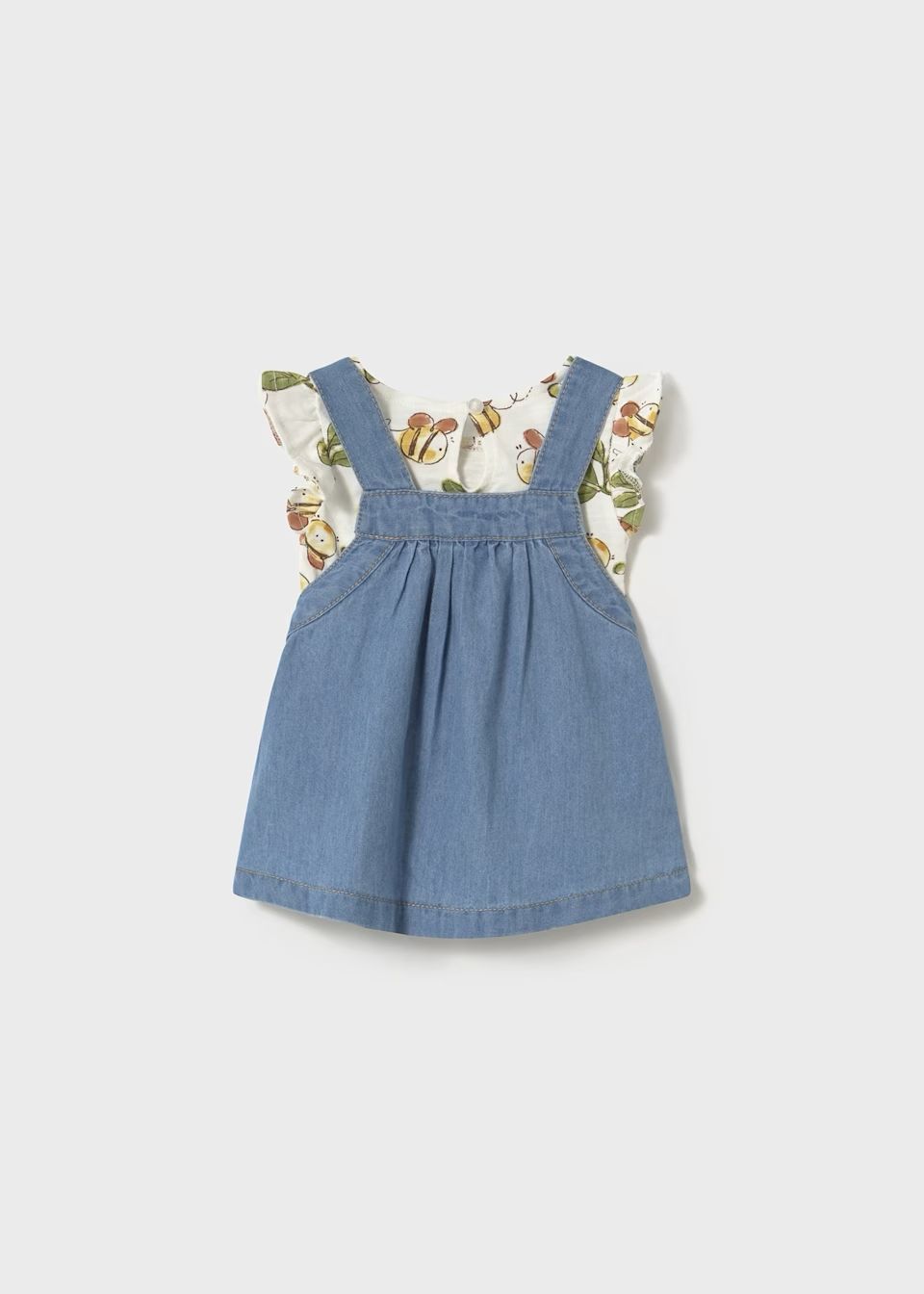 Mayoral 1875 Skirt Set Bees Blue/White