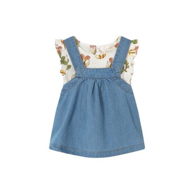 Mayoral 1875 Skirt Set Bees Blue/White