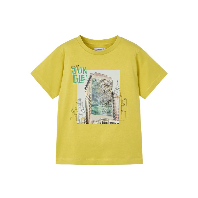 Mayoral 3043 Lenticular T-Shirt S/S Gold
