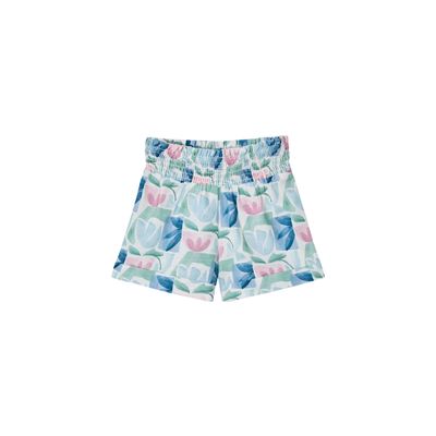 Mayoral 3203 Printed Floral Shorts Mint