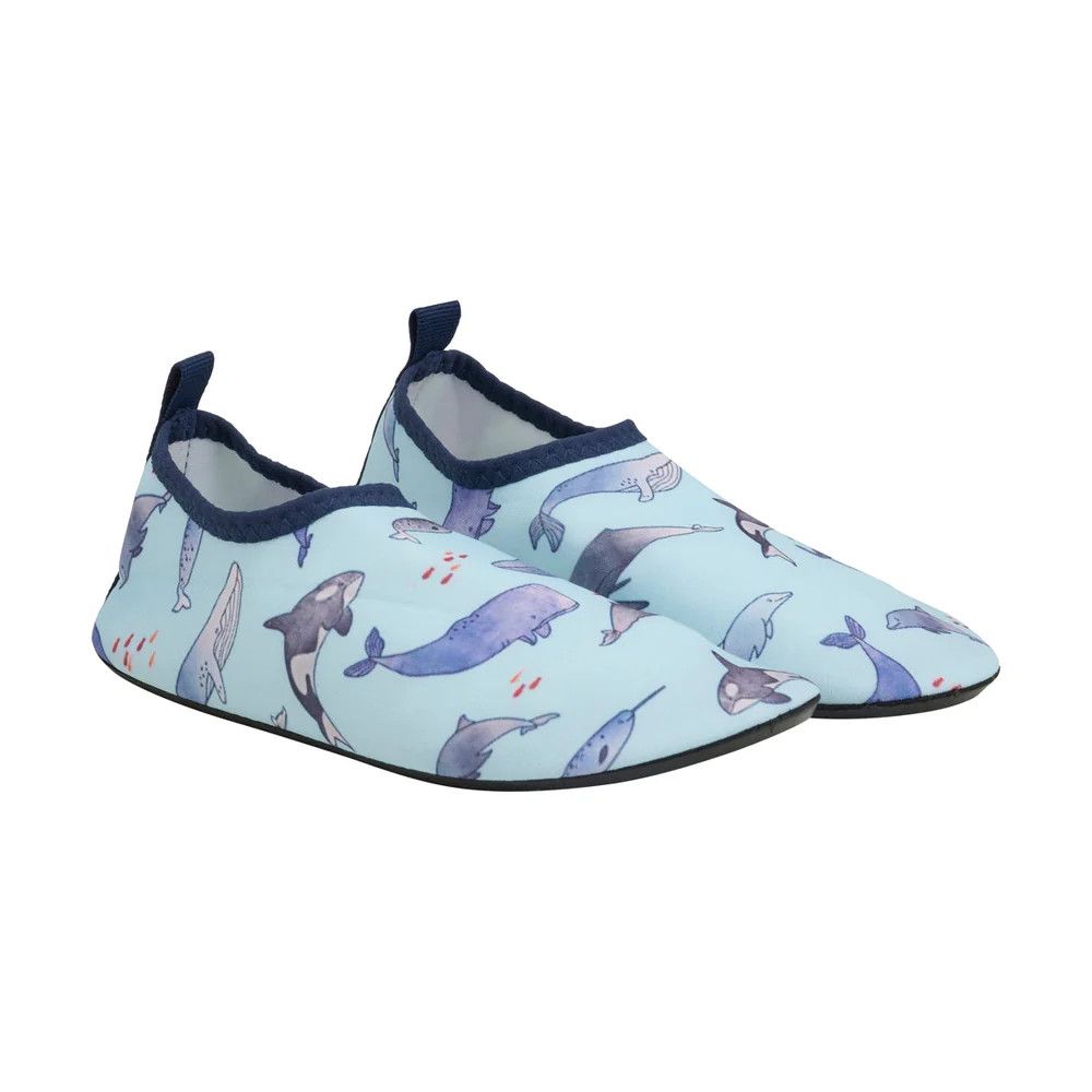 Color Kids Swim Shoes Aop Whales Summer Song