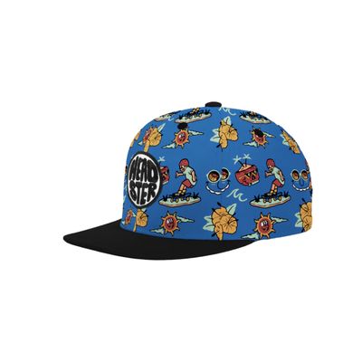 Headster Snapback Cap Yea, Dude! Lagoona Blue