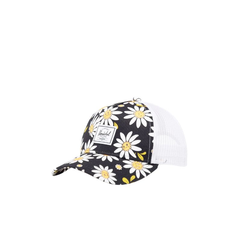 Herschel Whaler Cotton Mesh Kids Cap Daisy Days