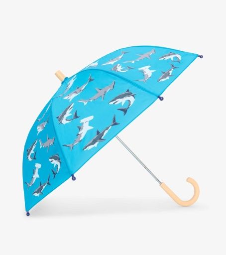 Hatley Shark Party Umbrella, Color: Horizon Blue