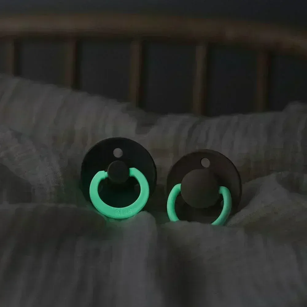 BIBS Pacifier OG Latex 2pk Sage Glow/Cloud Glow