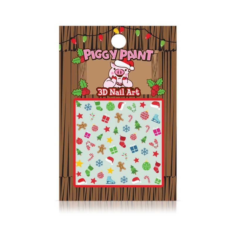 Piggy Paint Nail Art Christmas