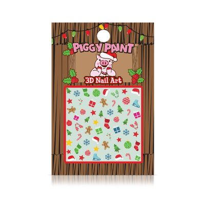 Piggy Paint Nail Art Christmas