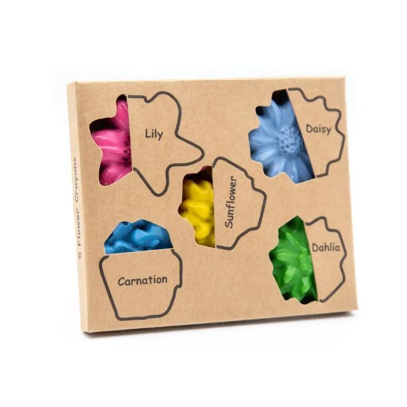 Crazy Crayons Set Solid Flower