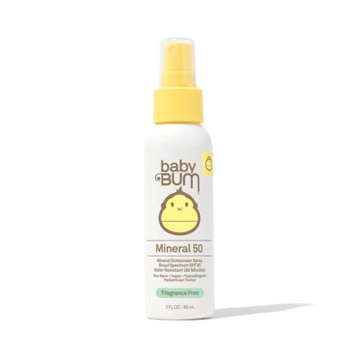 Baby Bum Suncreen Spray SPF 50 3oz Mineral