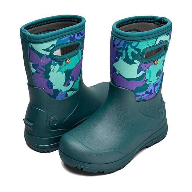 Bogs York Seamless Catmo Teal Multi