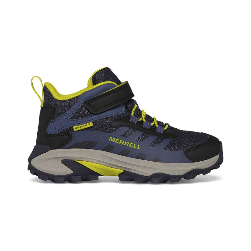Merrell Moab Speed Mid 2 A/C Waterproof Navy/Hi Viz