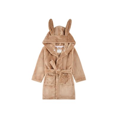 Petit Lem Knit Bunny Robe Sand