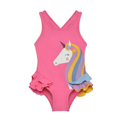 Color Kids Swimsuit, Color: Unicorn Pink Lemonade, Size: 2y