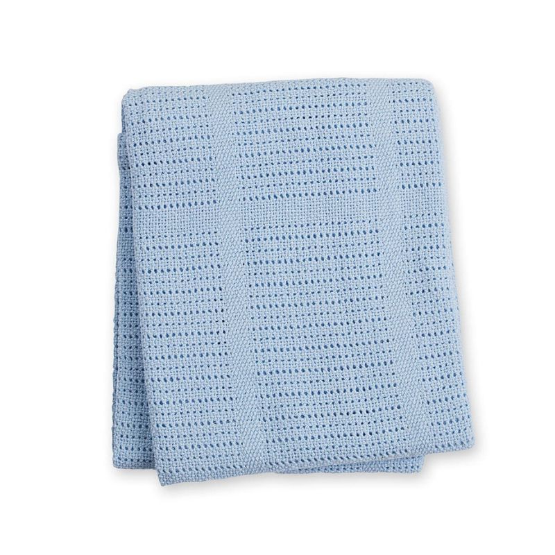 Lulujo Cellular Blanket Blue 40"x 30"