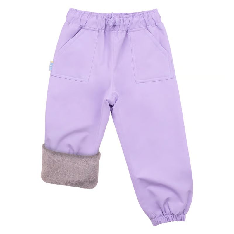 Jan &amp; Jul Fleece Lined Rain Pants Lavender