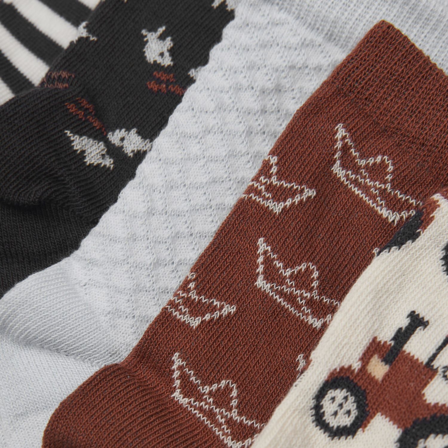 Creations Robo 6022 Patterned Socks Tortoise Shell 5pk