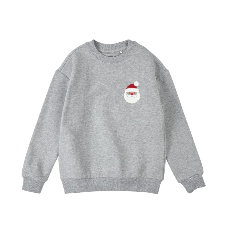 Petit Lem Sweater Santa Light Grey