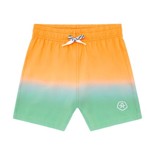 Color Kids Swim Shorts Ombre, Color: Orange Pop, Size: 2y